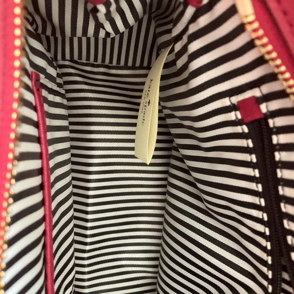 Kate Spade Bag/Tote/Satchel Crimson/Cranberry- NWT - - Picture 3 of 4